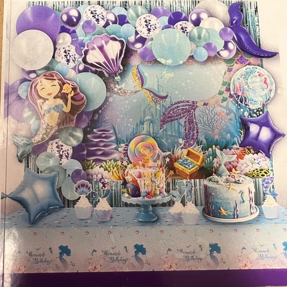 Mermaid Birthday Party Decorations - Picture 4 of 6